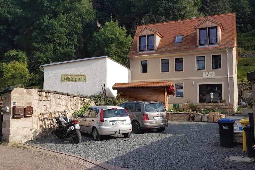 Ferienwohnung Salamander เพียร์นา ภายนอก รูปภาพ